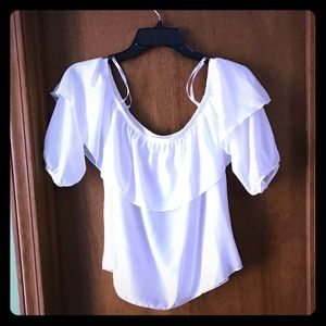 Off the shoulder crop top